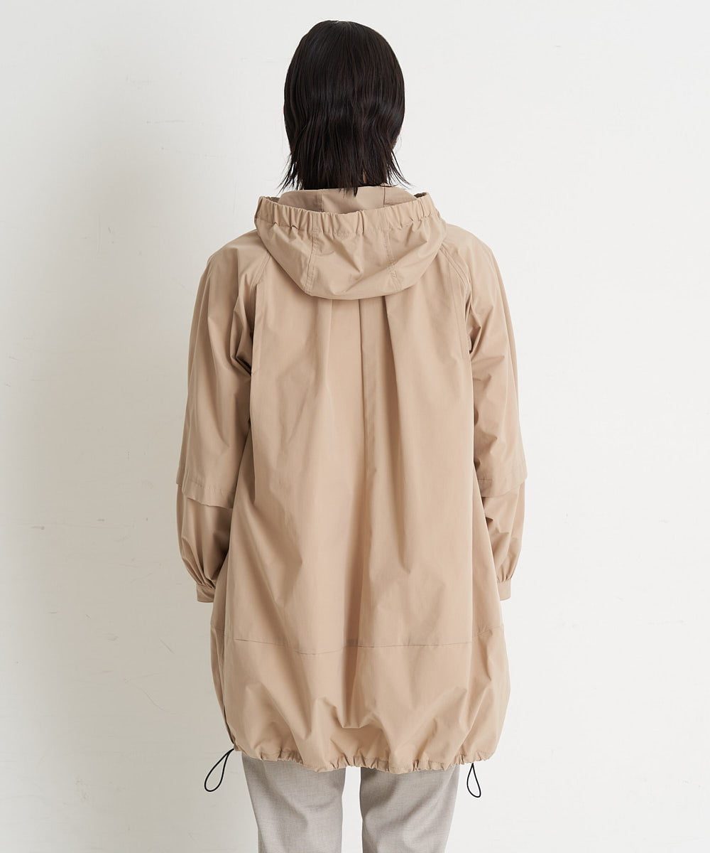 PHUGT40490 GEORGES RECH(小さいサイズ)(メゾン ドゥ サンク) [洗える]ストレッチマウンテンコート   ベージュ