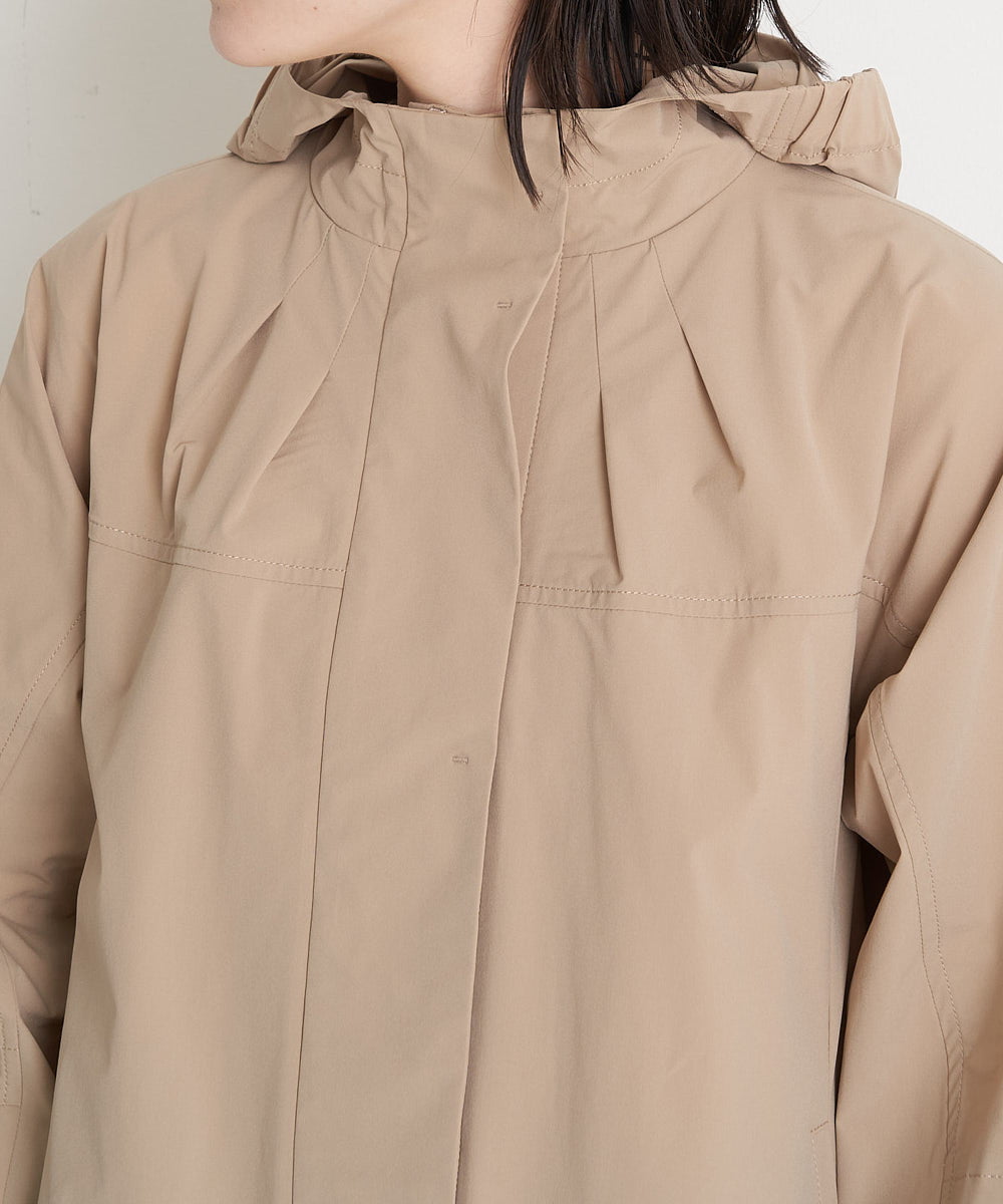 PHUGT40490 GEORGES RECH(小さいサイズ)(メゾン ドゥ サンク) [洗える]ストレッチマウンテンコート   ベージュ