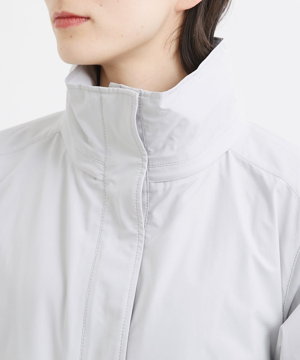 PHUGW35490 GEORGES RECH(小さいサイズ)(メゾン ドゥ サンク) 4WAYタフタ撥水ライトコート ライトグレー