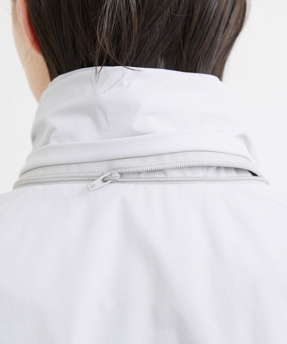PHUGW35490 GEORGES RECH(小さいサイズ)(メゾン ドゥ サンク) 4WAYタフタ撥水ライトコート ライトグレー