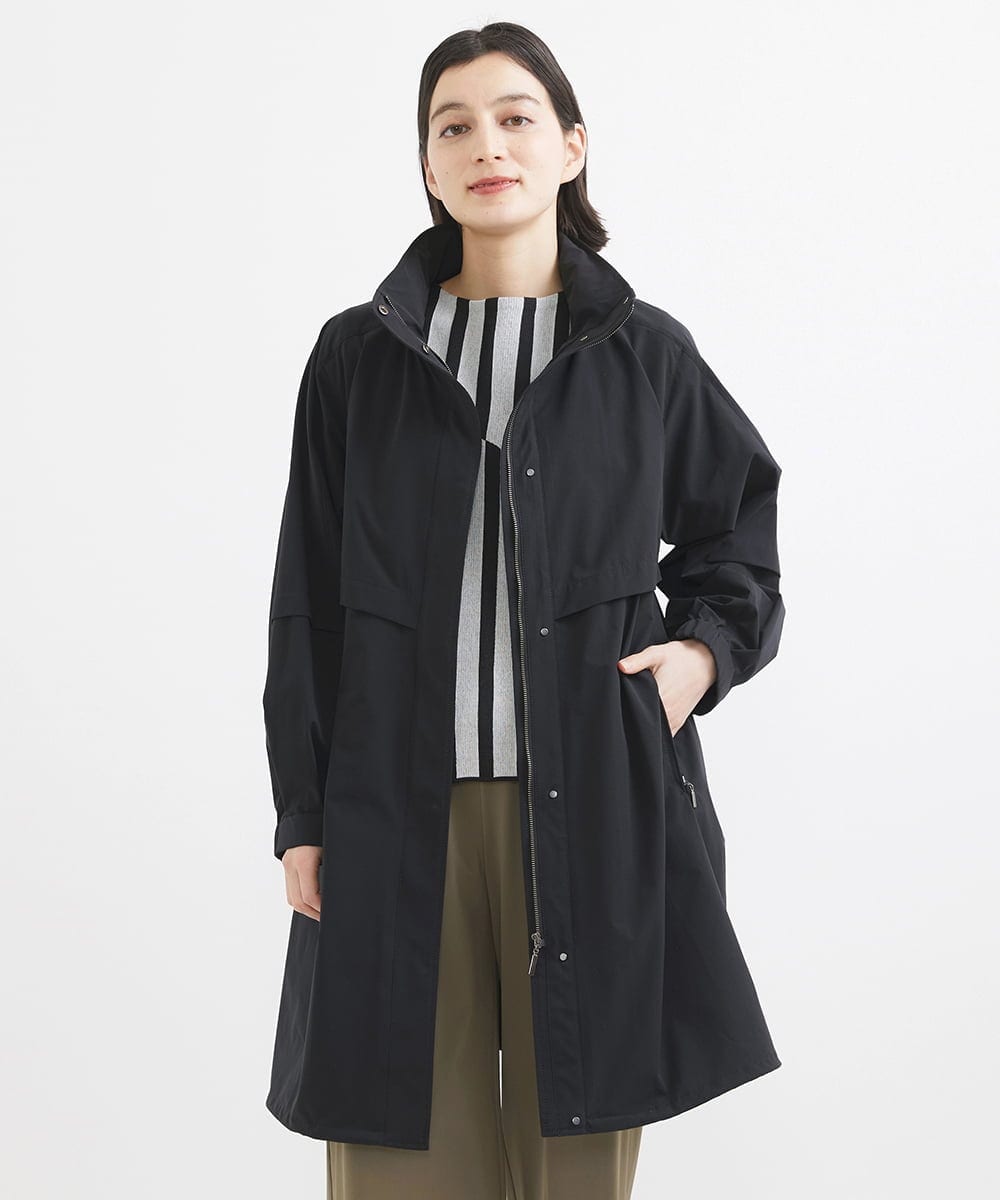 PHUGW35490 GEORGES RECH(小さいサイズ)(メゾン ドゥ サンク) 4WAYタフタ撥水ライトコート ライトグレー