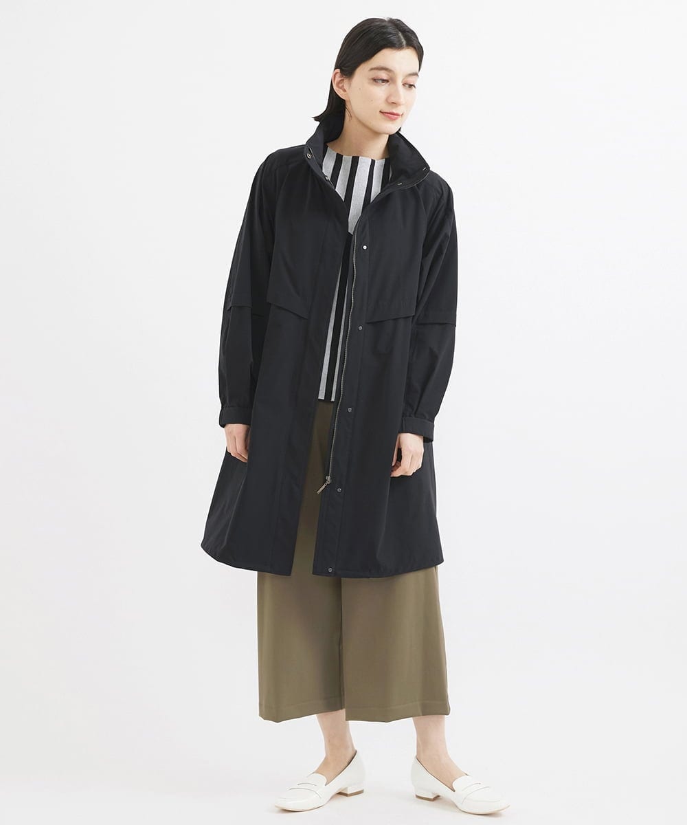 PHUGW35490 GEORGES RECH(小さいサイズ)(メゾン ドゥ サンク) 4WAYタフタ撥水ライトコート ライトグレー