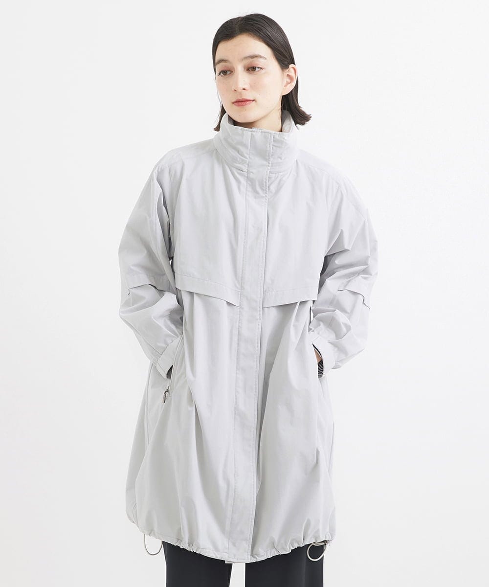 PHUGW35490 GEORGES RECH(小さいサイズ)(メゾン ドゥ サンク) 4WAYタフタ撥水ライトコート ライトグレー
