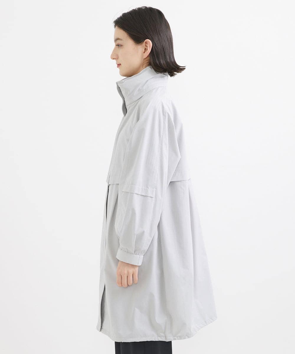 PHUGW35490 GEORGES RECH(小さいサイズ)(メゾン ドゥ サンク) 4WAYタフタ撥水ライトコート ライトグレー