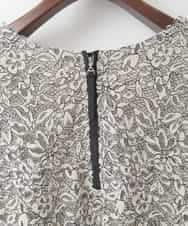 PJBCD03420 CHRISTIAN AUJARD Lサイズ(クリスチャン・オジャール Lサイズ) 【大きいサイズ】フラワーモールレースブラウス アイボリー系