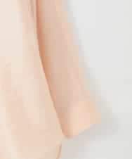 PJBGD23380 CHRISTIAN AUJARD Lサイズ(クリスチャン・オジャール Lサイズ) 【大きいサイズ】シルク混シャイニーブラウス ピンク