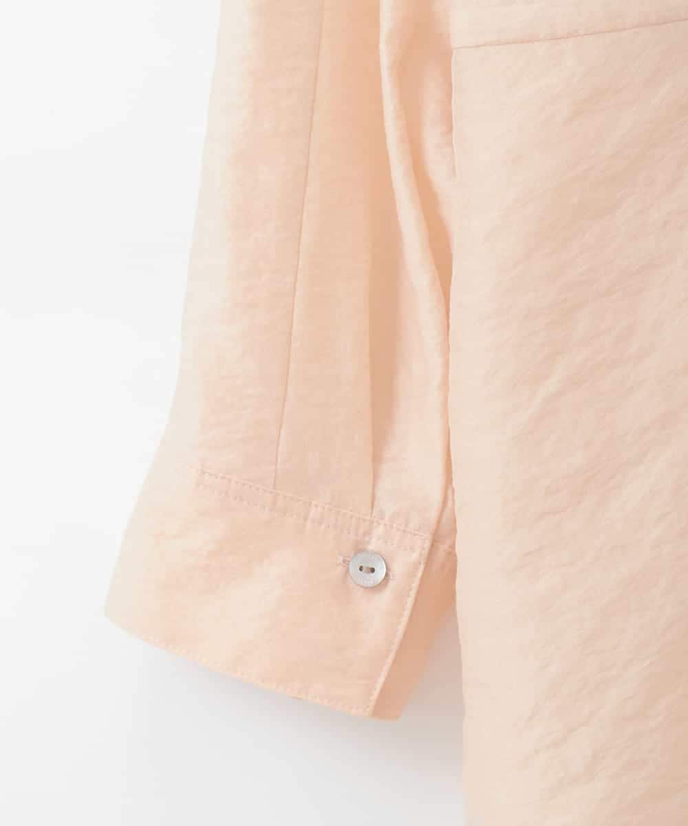 PJBGD23380 CHRISTIAN AUJARD Lサイズ(クリスチャン・オジャール Lサイズ) 【大きいサイズ】シルク混シャイニーブラウス ピンク