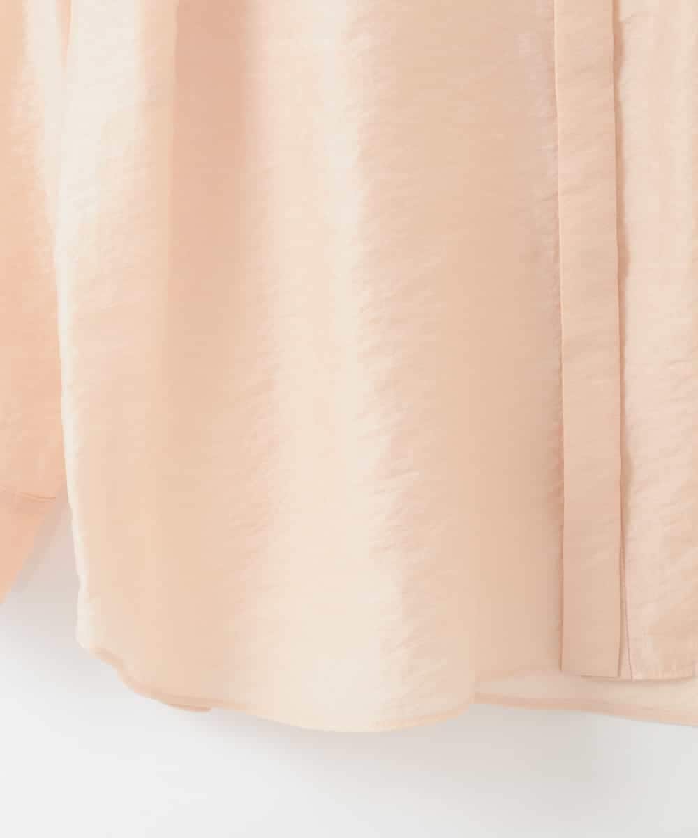 PJBGD23380 CHRISTIAN AUJARD Lサイズ(クリスチャン・オジャール Lサイズ) 【大きいサイズ】シルク混シャイニーブラウス ピンク