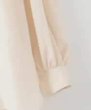 PJBGE04420 CHRISTIAN AUJARD Lサイズ(クリスチャン・オジャール Lサイズ) 【大きいサイズ】ウォッシャブルシルク刺繍ブラウス アイボリー