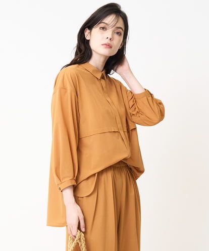 PJBHB21360 CHRISTIAN AUJARD Lサイズ [セットアップ対応]ドロップショルダーブラウス