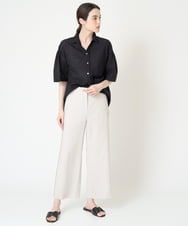 PJBHW17420 CHRISTIAN AUJARD Lサイズ(クリスチャン・オジャール Lサイズ) アイレット刺繍ブラウス ブラック