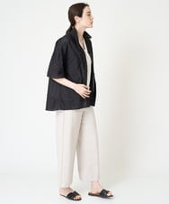PJBHW17420 CHRISTIAN AUJARD Lサイズ(クリスチャン・オジャール Lサイズ) アイレット刺繍ブラウス ブラック
