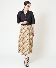 PJBHW17420 CHRISTIAN AUJARD Lサイズ(クリスチャン・オジャール Lサイズ) アイレット刺繍ブラウス ブラック