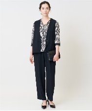 PJBJB05360 CHRISTIAN AUJARD Lサイズ(クリスチャン・オジャール Lサイズ) [セットアップ対応]Vネックジレ ブラック