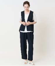 PJBJB05360 CHRISTIAN AUJARD Lサイズ(クリスチャン・オジャール Lサイズ) [セットアップ対応]Vネックジレ ブラック