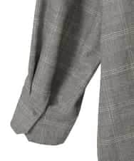 PJEAD31750 CHRISTIAN AUJARD Lサイズ(クリスチャン・オジャール Lサイズ) 【大きいサイズ】グレンチェックワンピース ブラウン系