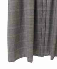 PJEAD31750 CHRISTIAN AUJARD Lサイズ(クリスチャン・オジャール Lサイズ) 【大きいサイズ】グレンチェックワンピース ブラウン系