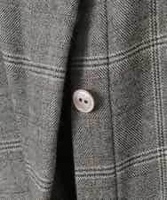 PJEAD31750 CHRISTIAN AUJARD Lサイズ(クリスチャン・オジャール Lサイズ) 【大きいサイズ】グレンチェックワンピース ブラウン系