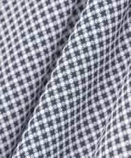 PJECD04720 CHRISTIAN AUJARD Lサイズ(クリスチャン・オジャール Lサイズ) 【大きいサイズ】棒タイ付プリントワンピース ネイビー