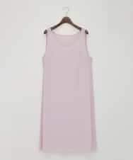 PJECD04720 CHRISTIAN AUJARD Lサイズ(クリスチャン・オジャール Lサイズ) 【大きいサイズ】棒タイ付プリントワンピース ネイビー