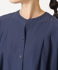 PJEGA45530 CHRISTIAN AUJARD Lサイズ(クリスチャン・オジャール Lサイズ) タックデザインワンピース ネイビー