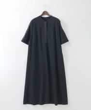 PJEGD42520 CHRISTIAN AUJARD Lサイズ(クリスチャン・オジャール Lサイズ) 【大きいサイズ】ドライタッチジャージーワンピース ネイビー