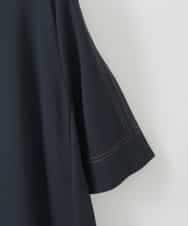 PJEGD42520 CHRISTIAN AUJARD Lサイズ(クリスチャン・オジャール Lサイズ) 【大きいサイズ】ドライタッチジャージーワンピース ネイビー