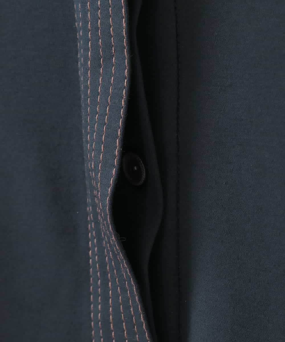 PJEGD42520 CHRISTIAN AUJARD Lサイズ(クリスチャン・オジャール Lサイズ) 【大きいサイズ】ドライタッチジャージーワンピース ネイビー