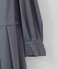 PJEGE05650 CHRISTIAN AUJARD Lサイズ(クリスチャン・オジャール Lサイズ) 【大きいサイズ】バンドカラーシャツワンピース ブルー