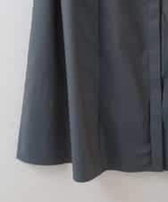 PJEGE05650 CHRISTIAN AUJARD Lサイズ(クリスチャン・オジャール Lサイズ) 【大きいサイズ】バンドカラーシャツワンピース ブルー