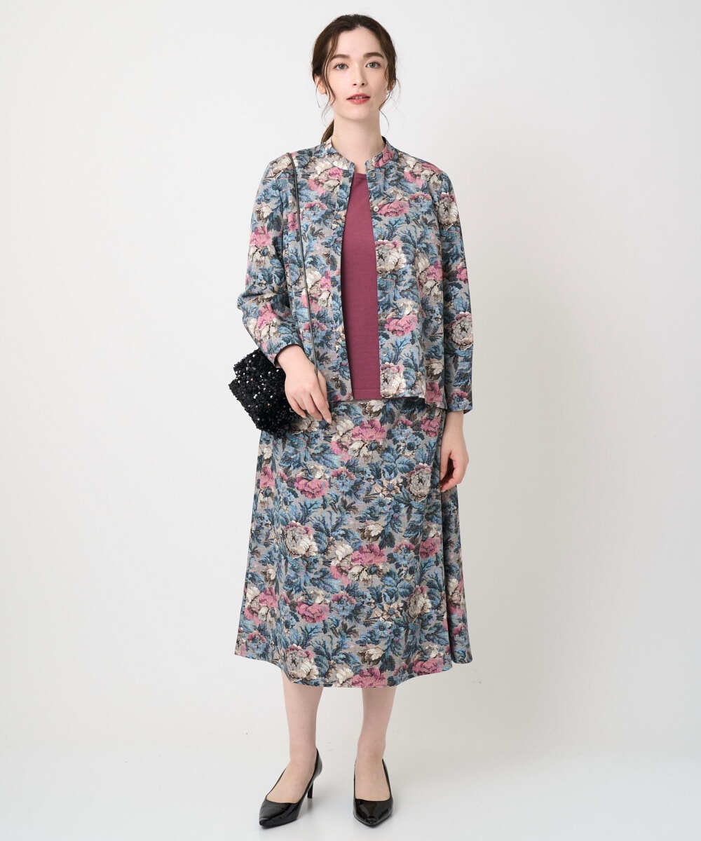 PJFAD04370 CHRISTIAN AUJARD Lサイズ(クリスチャン・オジャール Lサイズ) 【大きいサイズ/アンサンブル対応】長袖プルオーバーニット ピンク