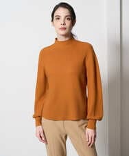 PJFAD36320 CHRISTIAN AUJARD Lサイズ(クリスチャン・オジャール Lサイズ) 【大きいサイズ】ケーブルＶネックニット オレンジ