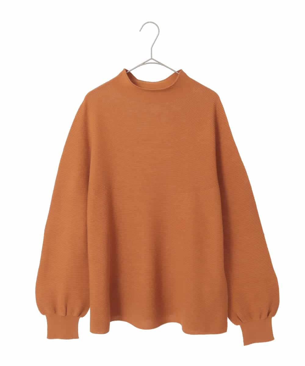 PJFAD36320 CHRISTIAN AUJARD Lサイズ(クリスチャン・オジャール Lサイズ) 【大きいサイズ】ケーブルＶネックニット オレンジ