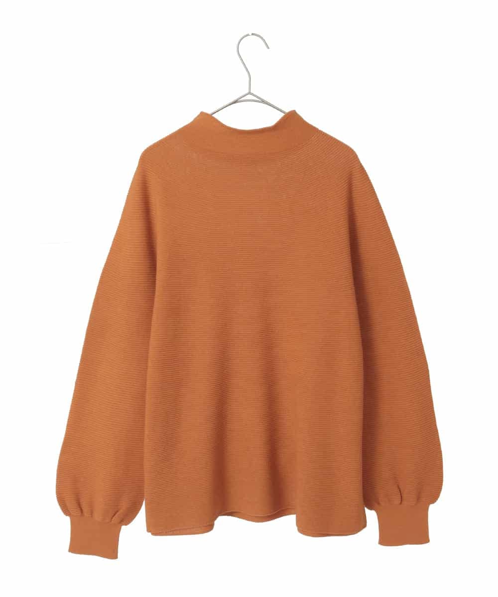 PJFAD36320 CHRISTIAN AUJARD Lサイズ(クリスチャン・オジャール Lサイズ) 【大きいサイズ】ケーブルＶネックニット オレンジ