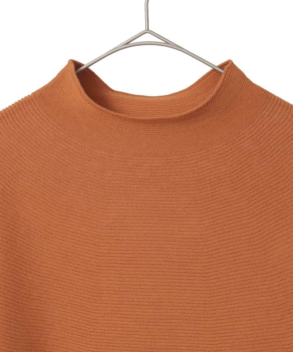 PJFAD36320 CHRISTIAN AUJARD Lサイズ(クリスチャン・オジャール Lサイズ) 【大きいサイズ】ケーブルＶネックニット オレンジ