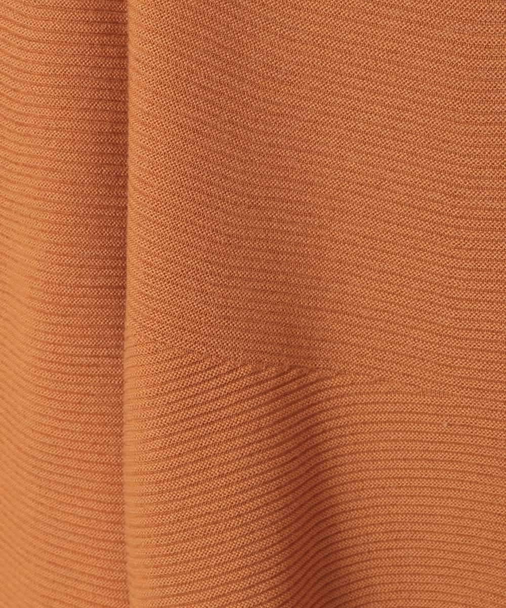 PJFAD36320 CHRISTIAN AUJARD Lサイズ(クリスチャン・オジャール Lサイズ) 【大きいサイズ】ケーブルＶネックニット オレンジ