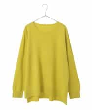 PJFAD37430 CHRISTIAN AUJARD Lサイズ(クリスチャン・オジャール Lサイズ) 【大きいサイズ/アンサンブル対応】カシミヤシルクニット ライム