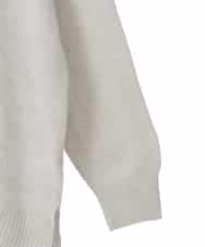 PJFAD37430 CHRISTIAN AUJARD Lサイズ(クリスチャン・オジャール Lサイズ) 【大きいサイズ/アンサンブル対応】カシミヤシルクニット ライトグレー