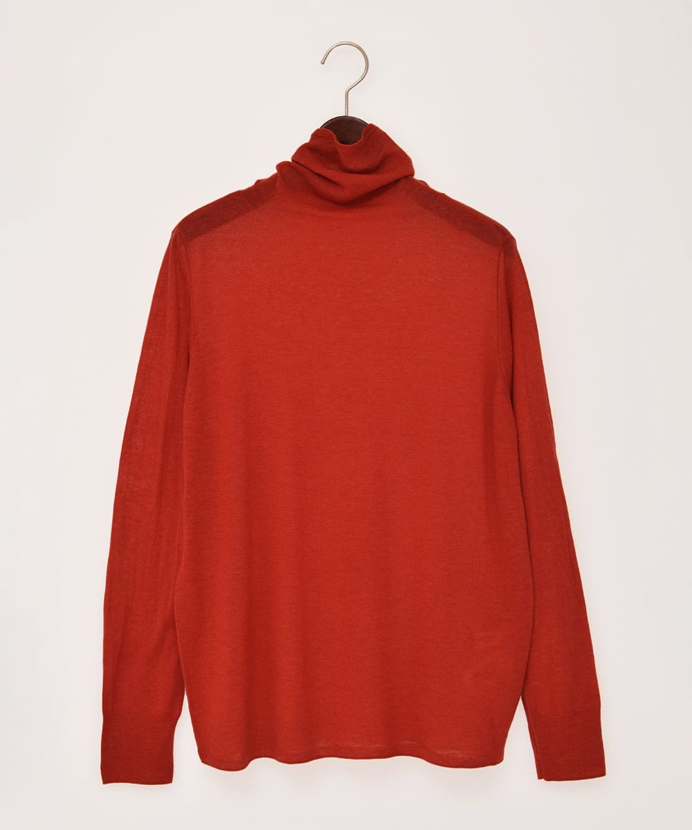 PJFCD07220 CHRISTIAN AUJARD Lサイズ(クリスチャン・オジャール Lサイズ) 【大きいサイズ/肌触り良い･軽い】ベーシックプルオーバーニット レッド