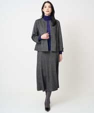 PJFCD07220 CHRISTIAN AUJARD Lサイズ(クリスチャン・オジャール Lサイズ) 【大きいサイズ/肌触り良い･軽い】ベーシックプルオーバーニット パープル