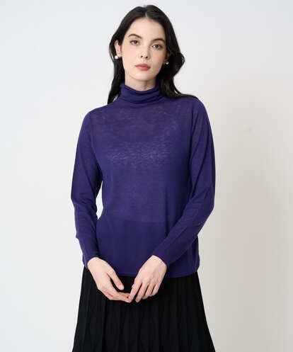 PJFCD07220 CHRISTIAN AUJARD Lサイズ 【大きいサイズ/肌触り良い･軽い】ベーシックプルオーバーニット