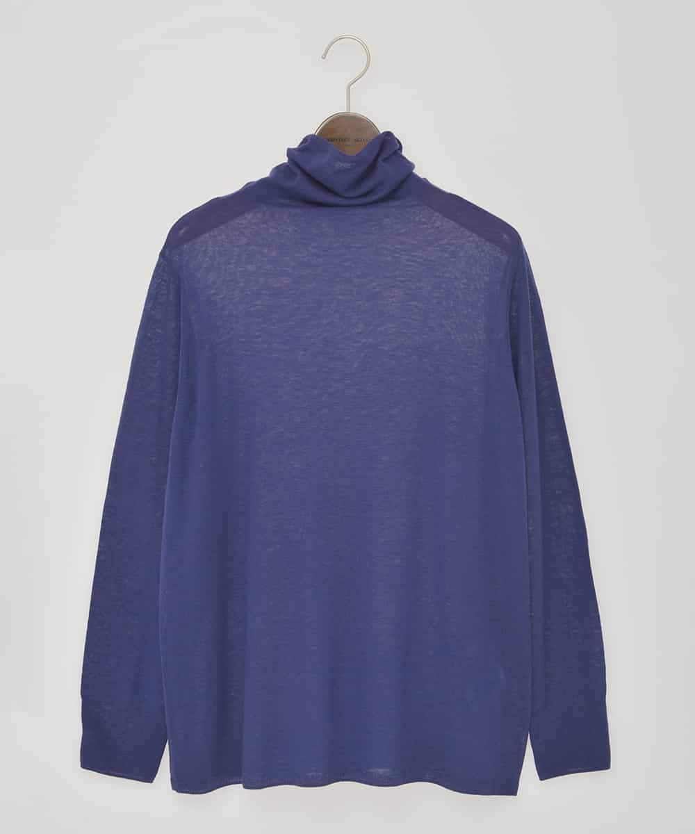 PJFCD07220 CHRISTIAN AUJARD Lサイズ(クリスチャン・オジャール Lサイズ) 【大きいサイズ/肌触り良い･軽い】ベーシックプルオーバーニット パープル