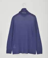 PJFCD07220 CHRISTIAN AUJARD Lサイズ(クリスチャン・オジャール Lサイズ) 【大きいサイズ/肌触り良い･軽い】ベーシックプルオーバーニット パープル