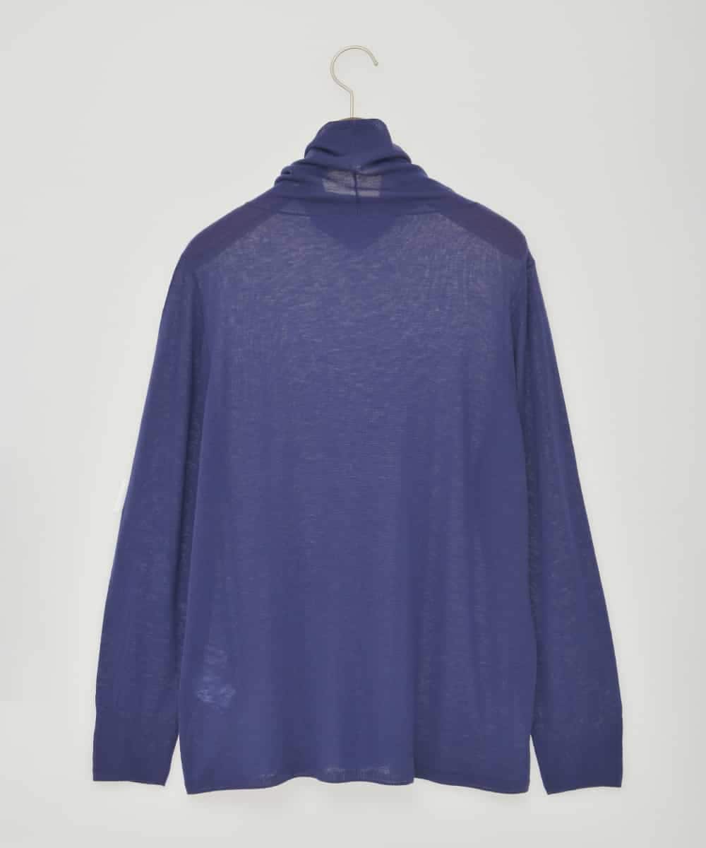 PJFCD07220 CHRISTIAN AUJARD Lサイズ(クリスチャン・オジャール Lサイズ) 【大きいサイズ/肌触り良い･軽い】ベーシックプルオーバーニット パープル