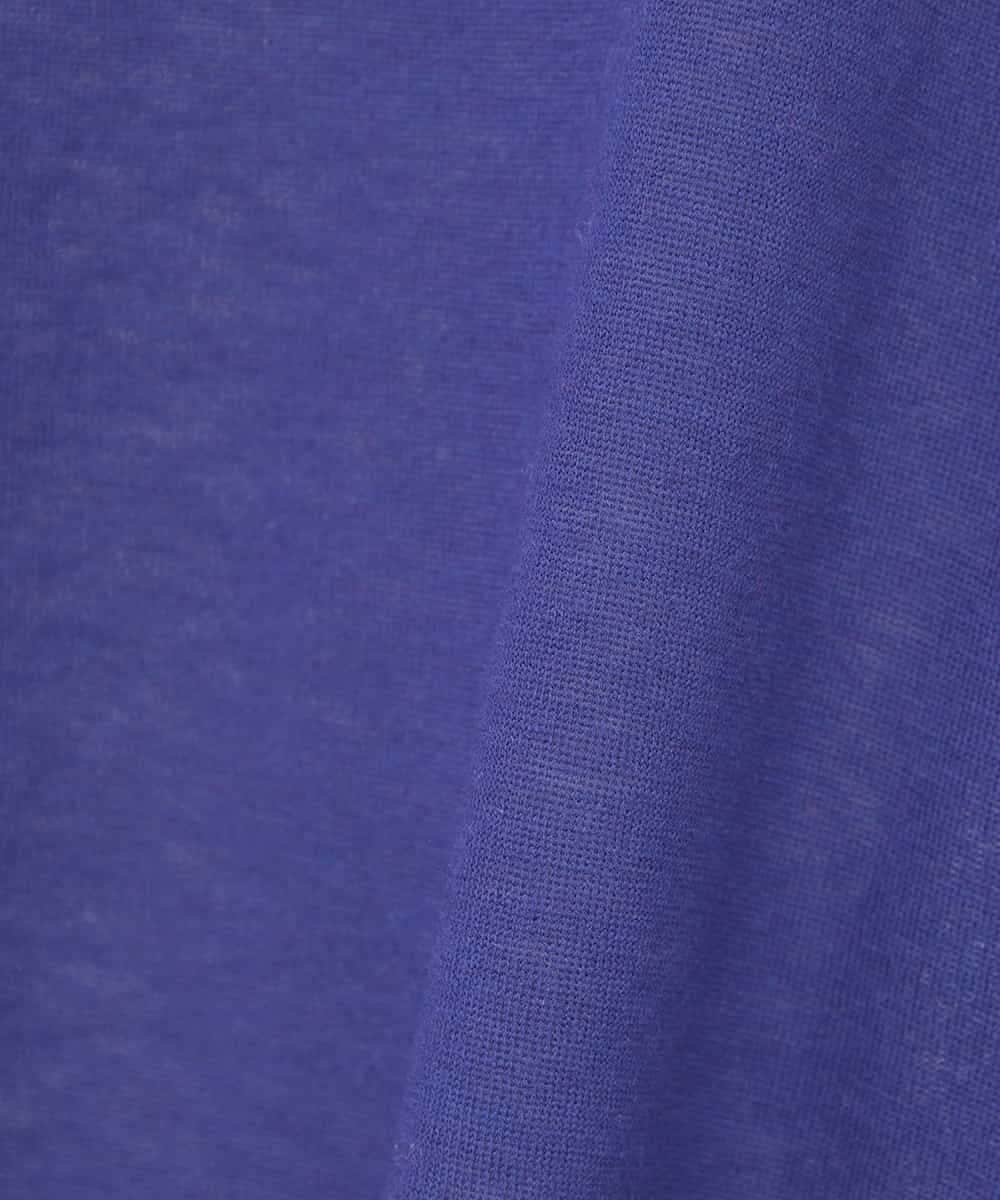 PJFCD07220 CHRISTIAN AUJARD Lサイズ(クリスチャン・オジャール Lサイズ) 【大きいサイズ/肌触り良い･軽い】ベーシックプルオーバーニット パープル