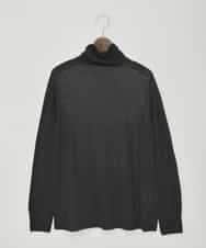 PJFCD07220 CHRISTIAN AUJARD Lサイズ(クリスチャン・オジャール Lサイズ) 【大きいサイズ/肌触り良い･軽い】ベーシックプルオーバーニット ブラック