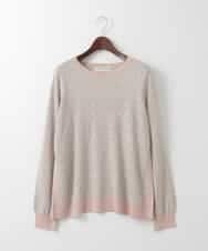 PJFEE13360 CHRISTIAN AUJARD Lサイズ(クリスチャン・オジャール Lサイズ) 【大きいサイズ】ジオメトリックジャカードニット ピンク