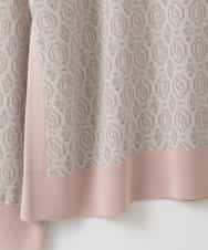 PJFEE13360 CHRISTIAN AUJARD Lサイズ(クリスチャン・オジャール Lサイズ) 【大きいサイズ】ジオメトリックジャカードニット ピンク