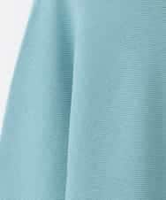 PJFGD22320 CHRISTIAN AUJARD Lサイズ(クリスチャン・オジャール Lサイズ) 【大きいサイズ】リネンライクホールガーメントニット ライトブルー