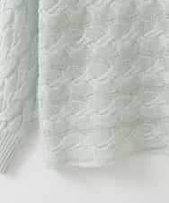 PJFGE03420 CHRISTIAN AUJARD Lサイズ(クリスチャン・オジャール Lサイズ) 【大きいサイズ/ドライタッチ】ドルマンスリーブニット グリーン